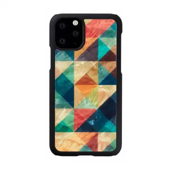 Nutitelefoni ümbris iKins iPhone 11 Pro jaoks — mosaiikmust kaitseümbris