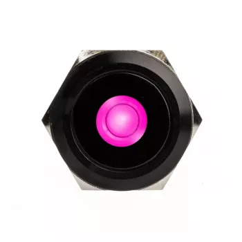 DimasTech vandalismikindel nupp 25mm Mustline Dot RGB (PD224)