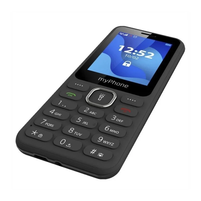 Mobiiltelefon MYPHONE myPhone 6320, 2,4-tolline ekraan, Dual SIM, 1000 mAh, Bluetooth, FM-raadio, Must