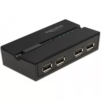 DeLOCK 11494 arvutiandmete lüliti must USB Type-A Type-B 0,48 Gbit/s