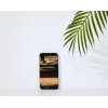 Man and wood telefonikott iPhone XR-ile — valge eebenipuu mustast puidust tagakaas, kaitsev ümbris