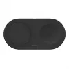 Belkin WIZ021VFBK – 2-in-1 juhtmevaba laadimispadi Qi2 tehnoloogiaga 15 W, must
