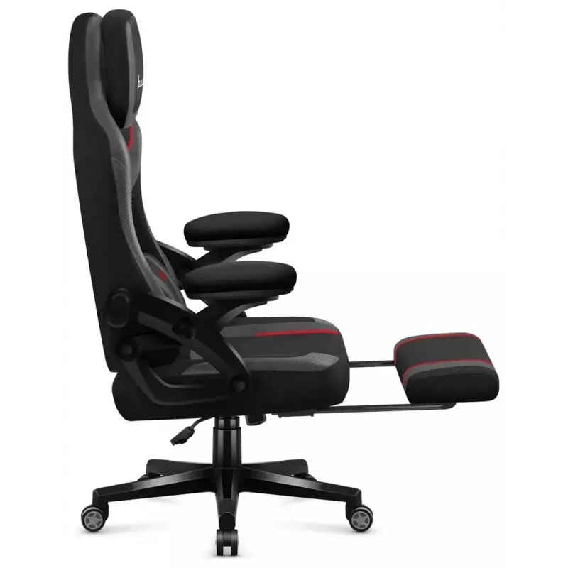 Mängutool huzaro Force 4.6 — ergonoomiline riidest iste, reguleeritav kõrgus ja kalle, nimmetugi, max 130 kg, istme laius 41 cm