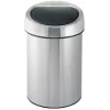 Touch Bin BRABANTIA 3 L Matte Steel Fingerprint Proof, Model 37 86 45