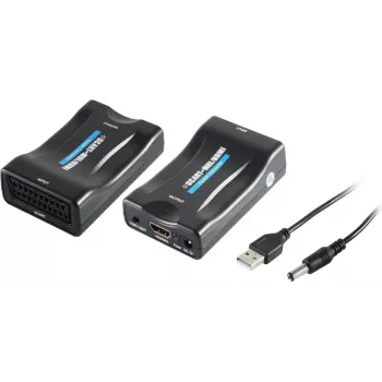SCART-HDMI-muundur ShiverPeaks SP05-07001, kuni 1080p eraldusvõimega, analoog-digitaalvideo adapter