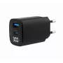 Mobiilseadme laadija Gembird TA-UC-PDQC30LCD-BK-01 kiirlaadimine must