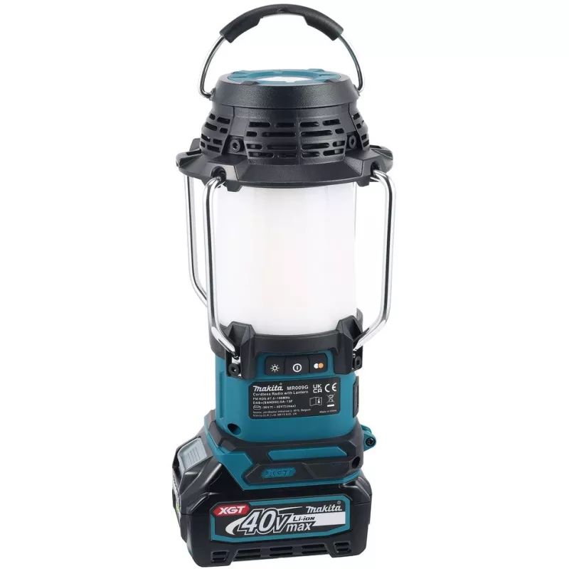 Makita raadio MR009GZ 12/14.4/18/40V koos lambiga