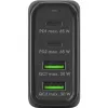 Goobay 64817 laadija mobiilseadmetele kõrvaklapid - nutitelefon - tahvelarvuti must vahelduvvool kiirlaadimine siseruumides (64817)