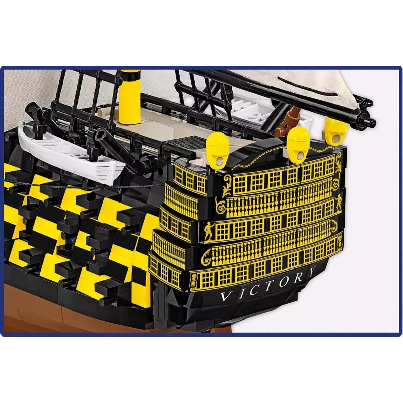 Ehituskomplekt Cobi HMS Victory — 2517 tükki, detailne ajalooline purjelaeva mudel