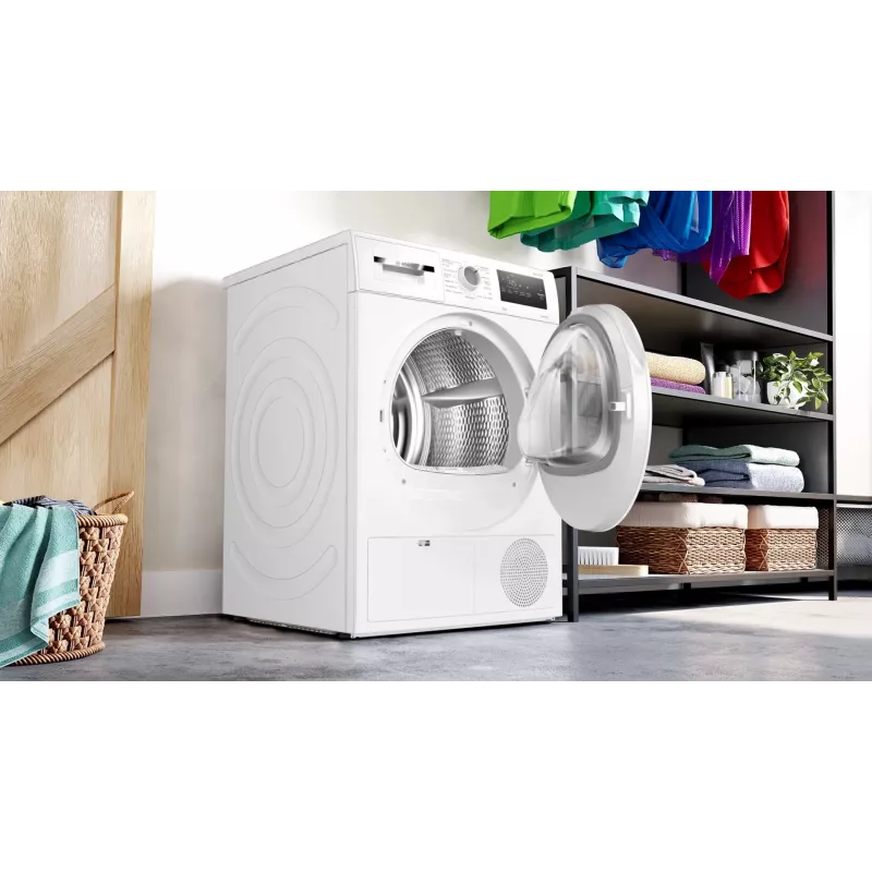 Bosch WTH86277PL soojuspumbaga trummelkuivati 8 kg valge