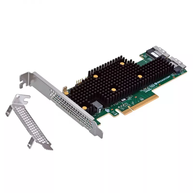Broadcom BCM HBA 9600-16i SAS/SATA/NVMe liidesekaart/adapter sisemine SFF-8654