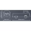 Cobi mudelikomplekt Volkswagen T2a platvormveok 1:35 hall
