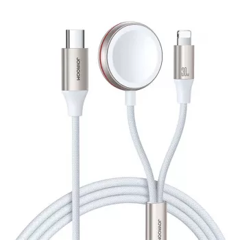Laadimiskaabel Joyroom USB-C kuni Lightning 2-in-1 S-IW011 1.5 m Apple Watchile