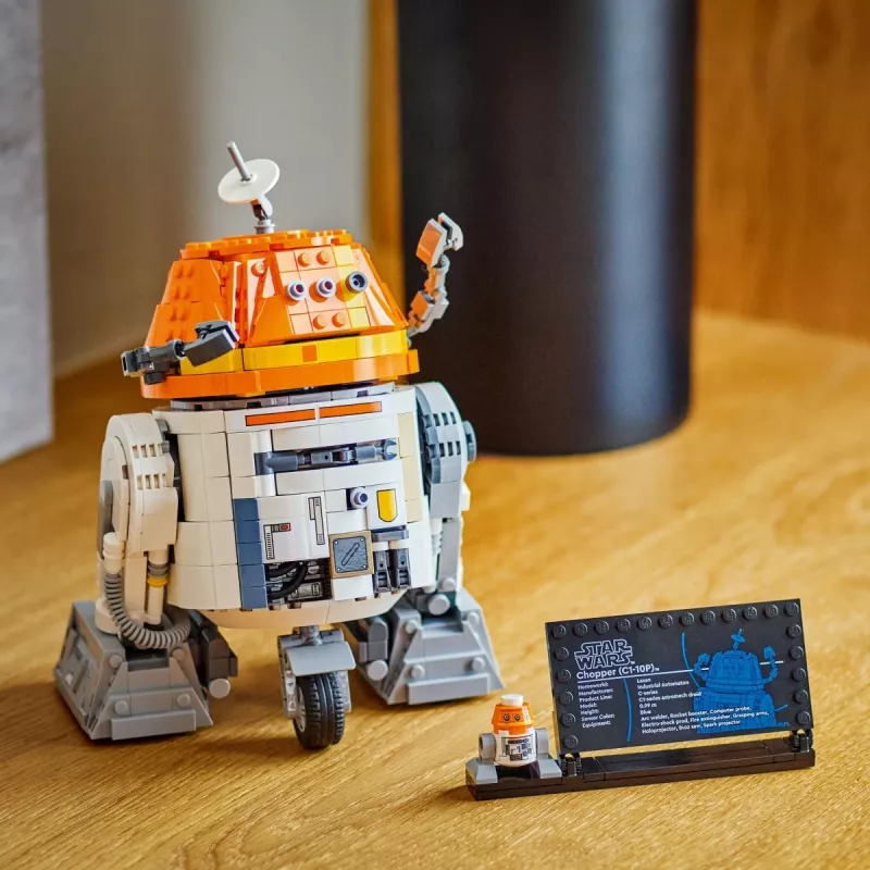 Ehituskomplekt LEGO Star Wars Chopper C1-10P Astromech Droid mudel 75416, 1039 tükki, vanus 10+, kõrgus 220 mm