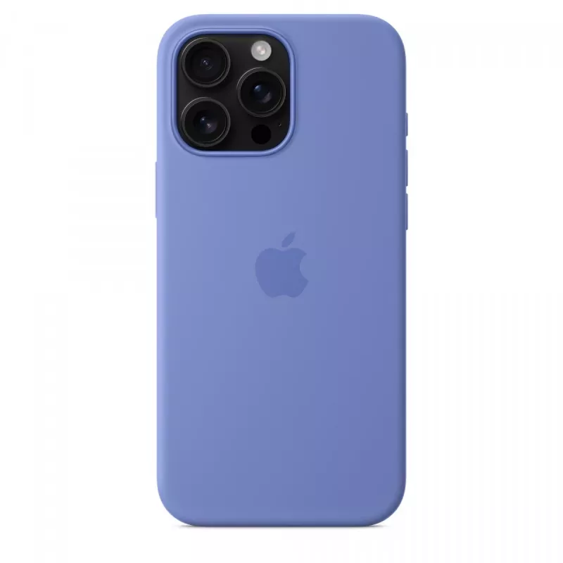 iPhone 16 Pro Max silikoonümbris MagSafe'iga - rukkilillesinine