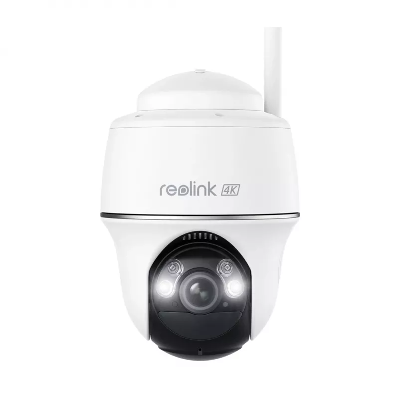 Reolink Argus Series B440 - 4K välisaku kaamera, panoraam ja kallutus, inimese/sõiduki/looma tuvastus, värviline öövaade