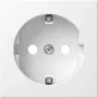 Schuko pistikupesa Gira System 55 Reinweiß 1-gang (MPN 492003)