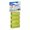 Koerakakatikotid Trixie Lemon Scented M — 20 tk rullis, 4 rulli (80 kotti), kollane plastik