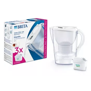 Brita Marella+3 kassetiga PRO Valge 2.4 Valge
