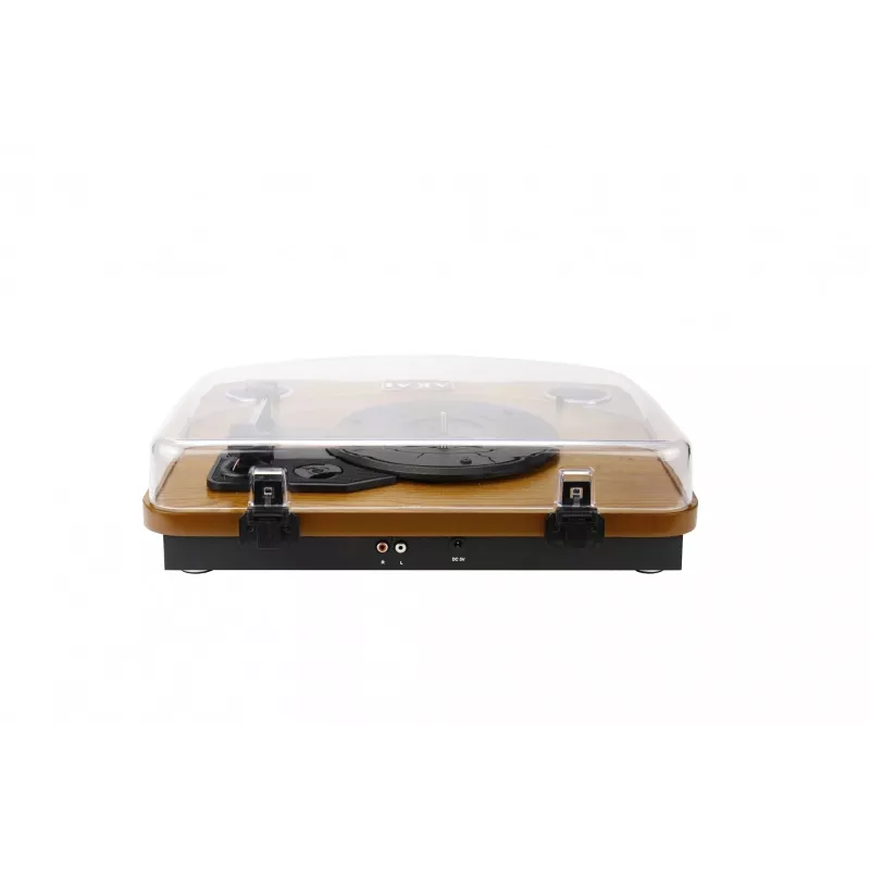 Rihmülekandega helipleier AKAI ATT-11BT — pruun, 33/45/78 RPM, 0,8 W RMS