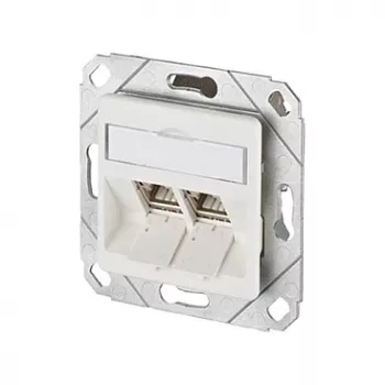 METZ CONNECT 130B12D21102-E - RJ-45 - 6a - -40 - 70 °C - Valge - akrüülnitriilbutadieenstüreen (ABS) - tsink - GHMT - CE