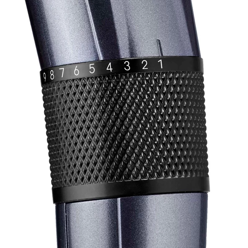 Juukselõikur BABYLISS E976E — juhtmeta, laetav, 26 pikkuseastet, 0,5 mm–25 mm, 40 mm tera, titaan/roostevaba teras, 60 min tööaeg