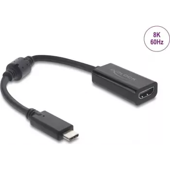 USB-C–HDMI adapter DELOCK 8K 60 Hz HDR HDCP (DP Alt Mode) must