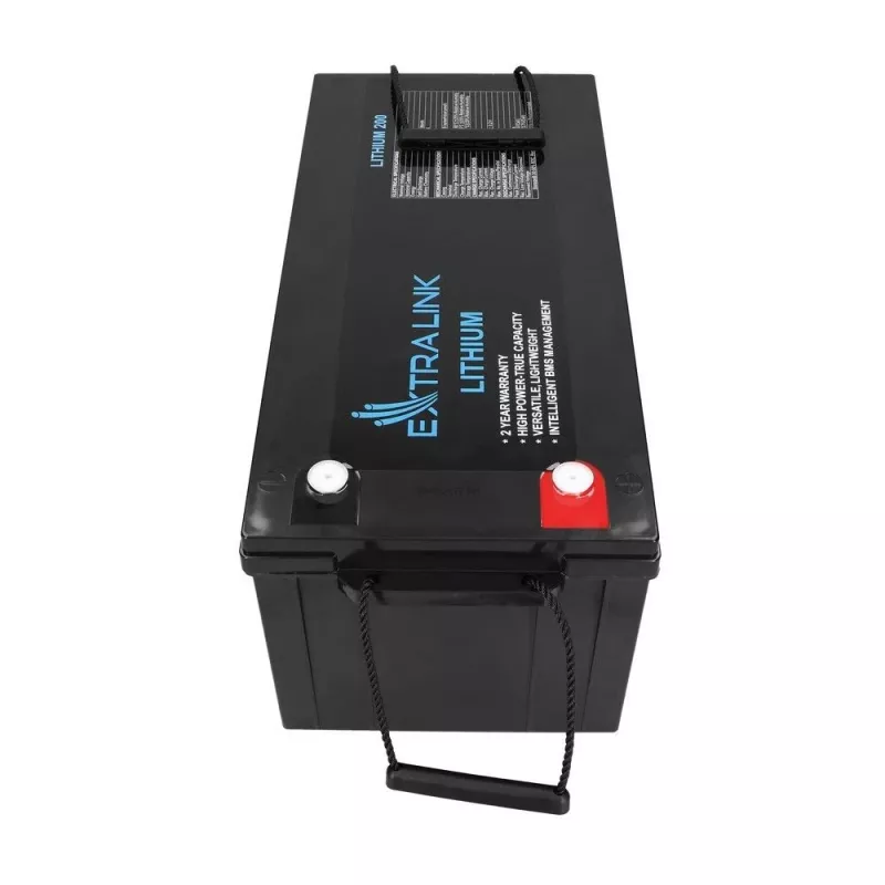 Extralink EX.30479 tööstuslik laetav liitiumraudfosfaat- (LiFePO4) aku, 12,8 V, 200 Ah
