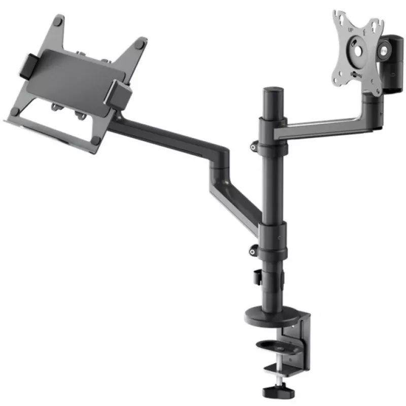 Monitorihoidik WENTRONIC Goobay Deluxe 74417 sülearvuti haruga, must