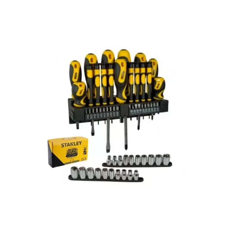 STANLEY kruvikeerajate komplekt STHT0-62143 — 57-osaline komplekt, kaal 3,56 kg