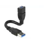 USB-kaabel DeLOCK 0,15m 2xUSB3.0-A