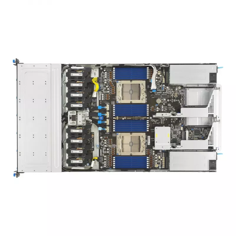 Rack 1U lauaarvuti ASUS ExperCenter Pro ERA100A B6 — Intel Core i5, 8GB DDR5, 4×2,5-tollised sahtlid, 500W toiteplokk, 1×PCIe 5.0 x16, 3×RJ‑45