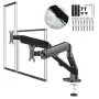 Maclean 2 monitor mount, gas spring, 17-32, 2-10kg, Must, MC-134