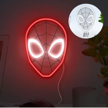 Paladone Spiderman seinale kinnitatav LED neoonvalgus