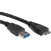 ROLINE USB-kaabel – Micro-USB tüüp B (M) USB tüüp A-le (M)