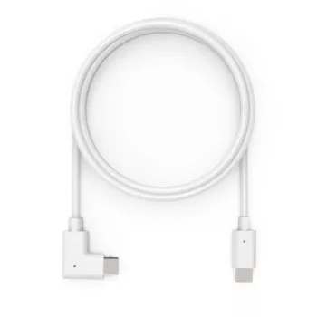 Compulocks 6ft USB-C to USB-C 90-Degree 2.0 Charge and Data kaabel - USB-kaabel - 24 pin USB-C (M) sirge 24 pin USB-C (M) paremale nurga all - 1.83 m - Valge - Compulock