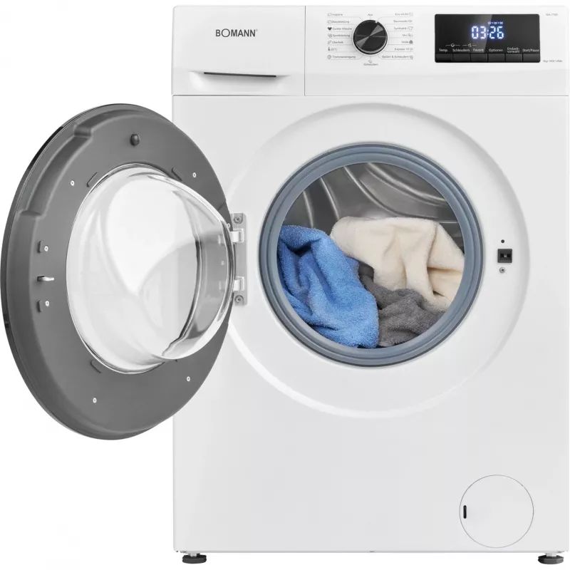 Pesumasin BOMANN WA 7185, 8 kg, 1400 RPM, energiaklass A, tsentrifuugimisklass B