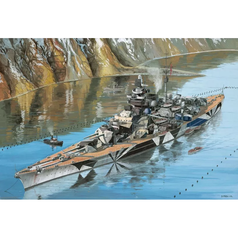 Plastmudellaev REVELL Tirpitz mõõtkavas 1:350
