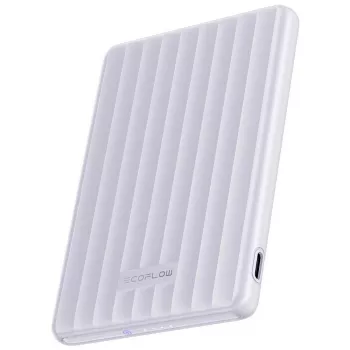 Akupank EcoFlow 5000 mAh Rapid/Mag lilla, 5000 mAh, kaasaskantav USB-laadija, 123 g