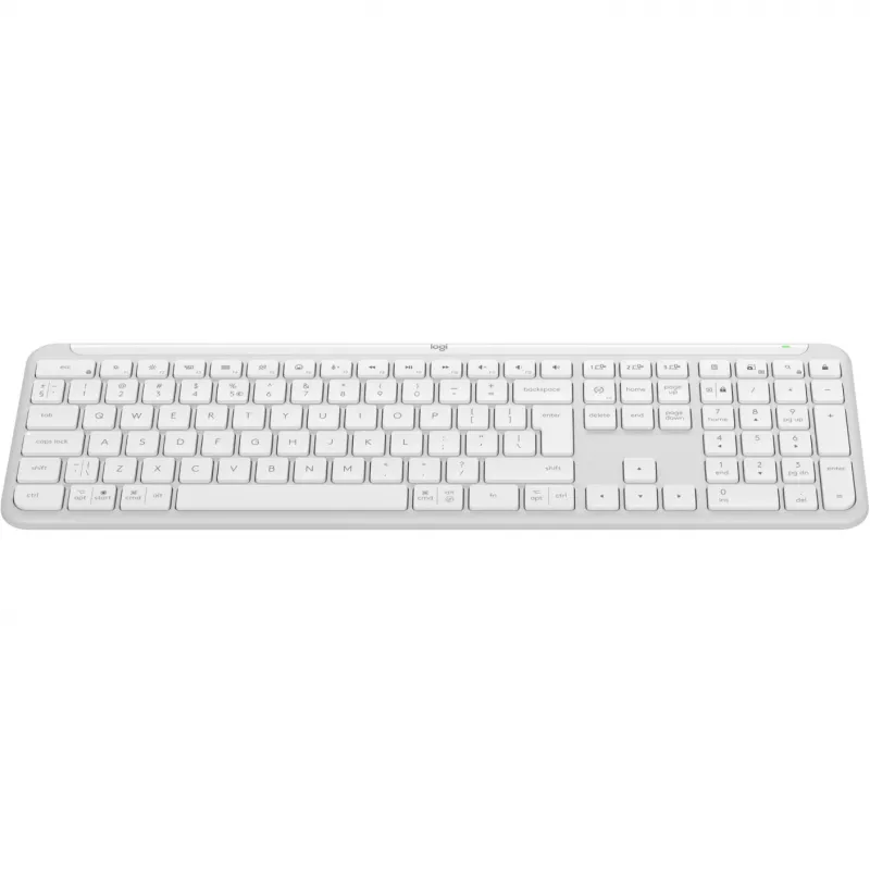 Logitech K950 Signature õhuke klaviatuur kontorisse RF juhtmevaba Bluetooth QWERTY US International valge