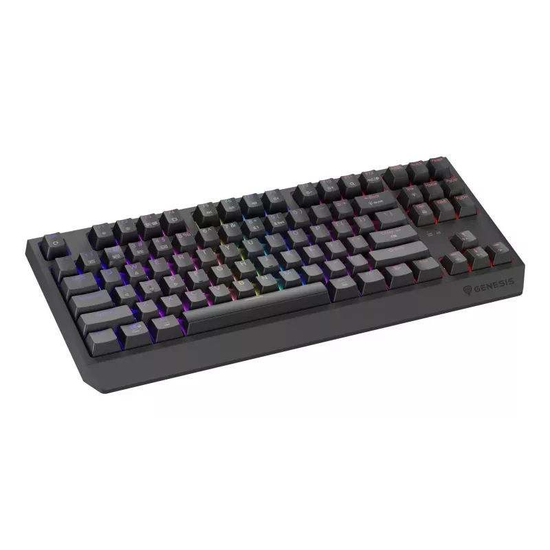GENESIS Thor 230 TKL klaviatuur Mängimine USB + RF juhtmevaba + Bluetooth QWERTY USA inglise Must
