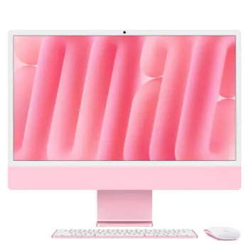iMac 24 Retina 4.5k Ekraan M4, Roosa, M4 (10-CPU/10-GPU), 24 GB, 512 GB, tavaline klaas, Touch ID, saksa, Gigabit Ethernet, Magic hiir, MD2U4D/A