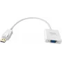 Video kaabli adapter Vision TC-DPVGA 0.22 m VGA DisplayPort valge