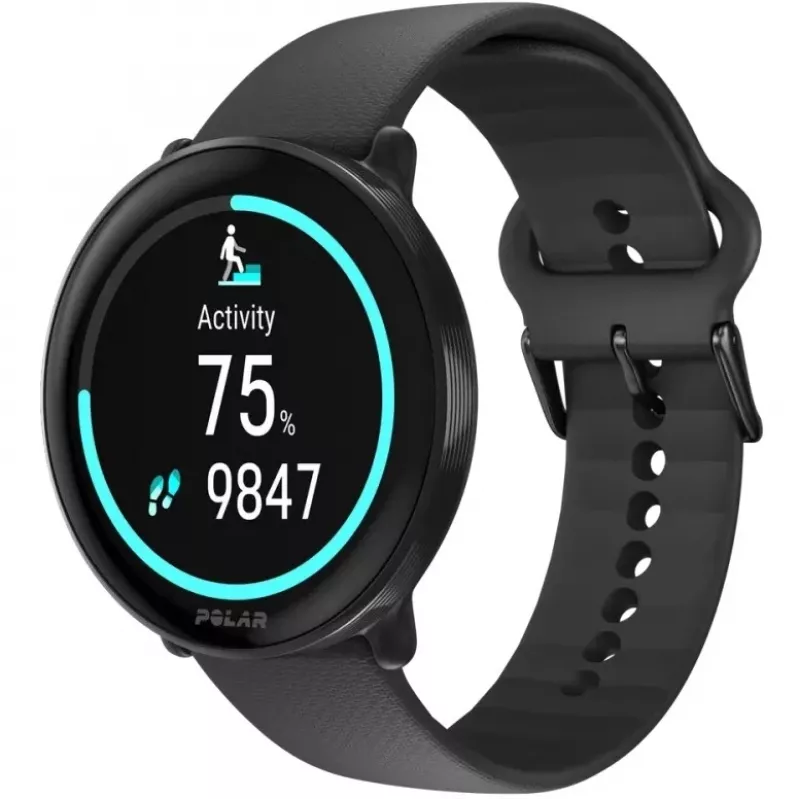 Polar Ignite 3 - Spordikell rihmaga - silikoon - Rihma suurus: S/L - Ekraan 3,3 cm (1,28) - 32MB - Bluetooth - 35 g - Öömust (900106234)