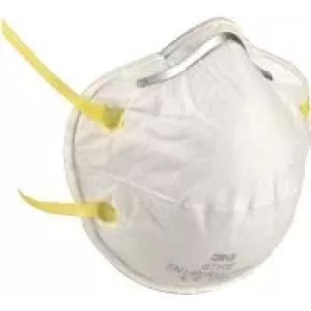 Tolmuhingamismask 3M 8710-PT, valge fliis, üksikpakend