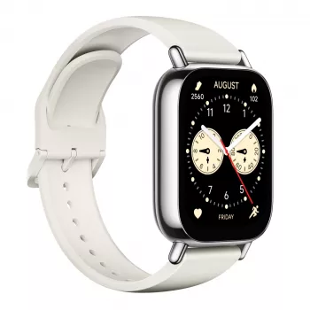 Nutikell Xiaomi Redmi Watch 5 Lite — 1,96-tolline AMOLED, GPS, 470 mAh, kuldne korpus, valge TPU-rihm