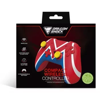 DragonShock PopTop Compact, Gamepad, Nintendo Switch, Schaltfläche Zurück, D-Pad, Home button, Reset-Taste, Kabellos, Bluetooth, USB Typ-C