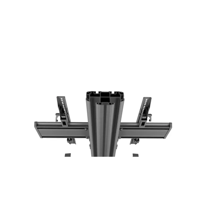 Mobiilne telerikäru EDBAK TRE100 42–75-tollistele ekraanidele, max koormus 70 kg, must