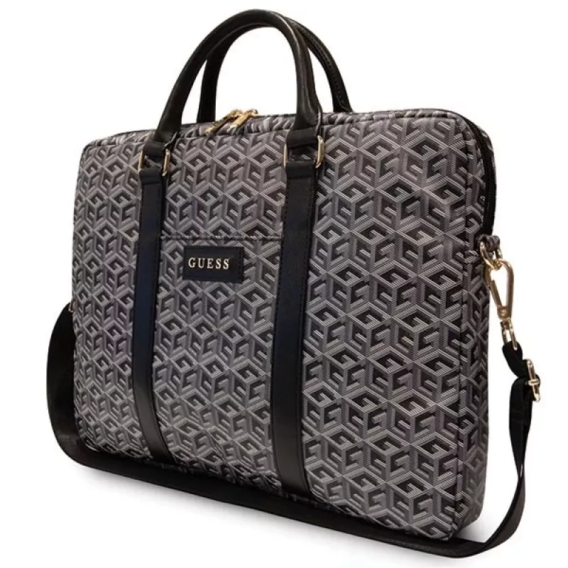 Guess GCube Stripes kott 16-tollisele sülearvutile, must - GUCB15HGCFSEK