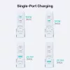 Uniteki lauaadapter P1229ABK01-EU 100W 2× USB-A ja 2× USB-C-ga
